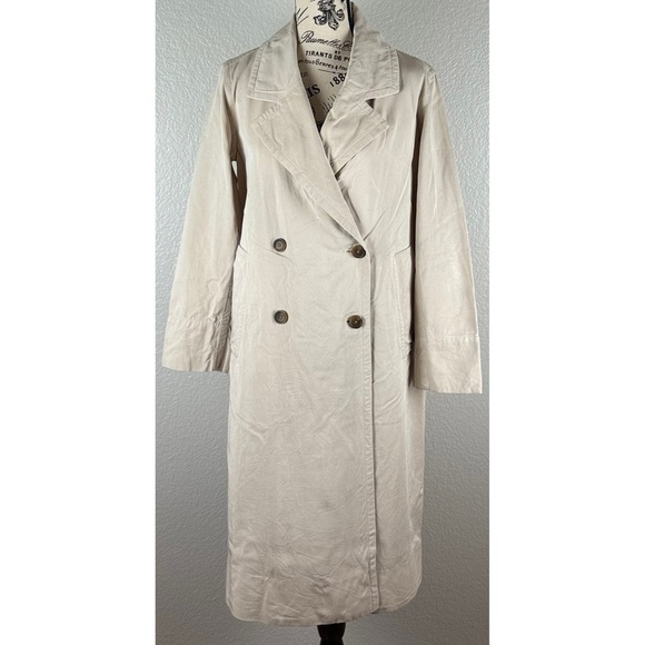 Everlane The Drape Trench Coat In Sandstone, size XS - Picture 2 of 11